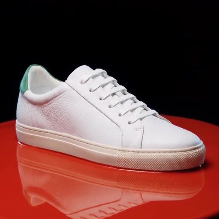 Jay sneaker in white leather